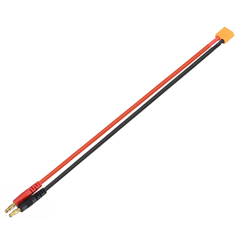 1 шт. XT60 штекер до 4 мм разъемы линия 12AWG/14AWG зарядный кабель 15 см/30 см литиевая батарея баланс зарядки адаптер линия