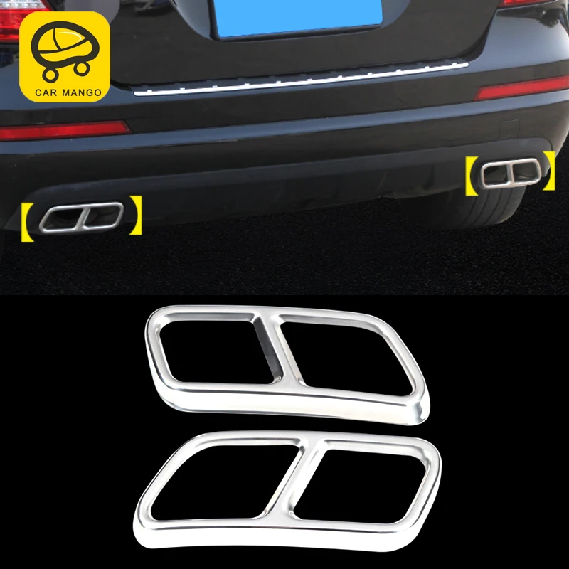 CarManGo For Mercedes Benz R-Class 2014-2017 Car Tail Pipes Exhaust Pipe Cover Trim Frame Sticker Chrome Exterior Accessories | Автомобили