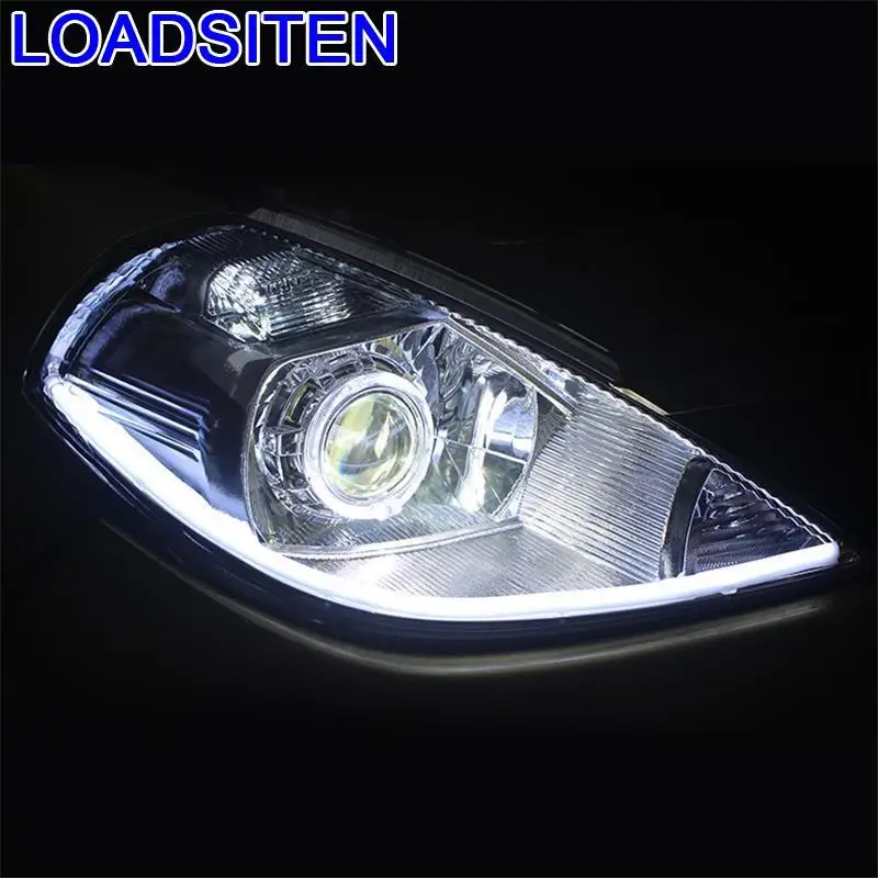Automovil Running Assembly Cob Assessoires Lights Luces Led Para Auto Car Lighting Headlights 05 06 07 08 09 10 FOR Nissan Tiida |