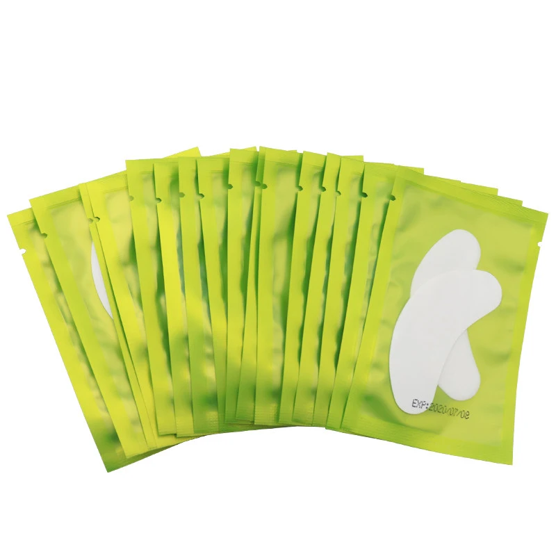 Накладки для глаз 100 пар накладки наращивания ресниц бумажные наклейки Накладные