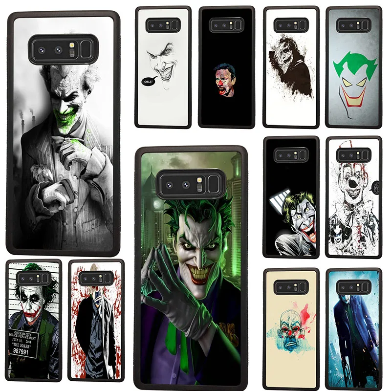 Дизайн Джокер Жесткий ПК ТПУ мобильный телефон чехлы для Samsung Galaxy Note 8 9 10 20 S6 S7 S8 S10