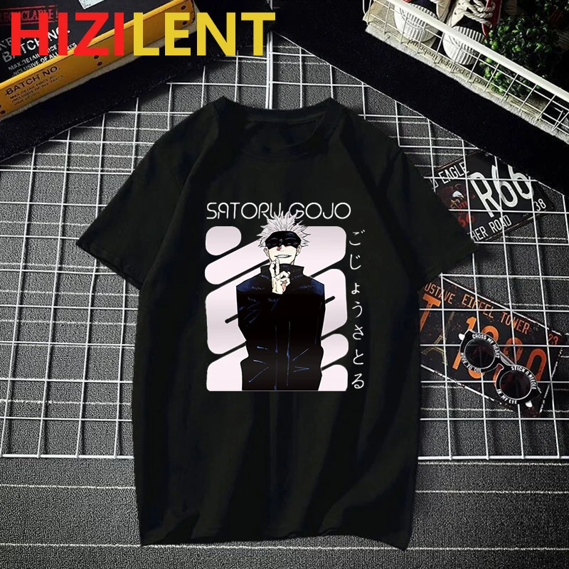 Мужская футболка в японском стиле Харадзюку уличная одежда с рисунком аниме