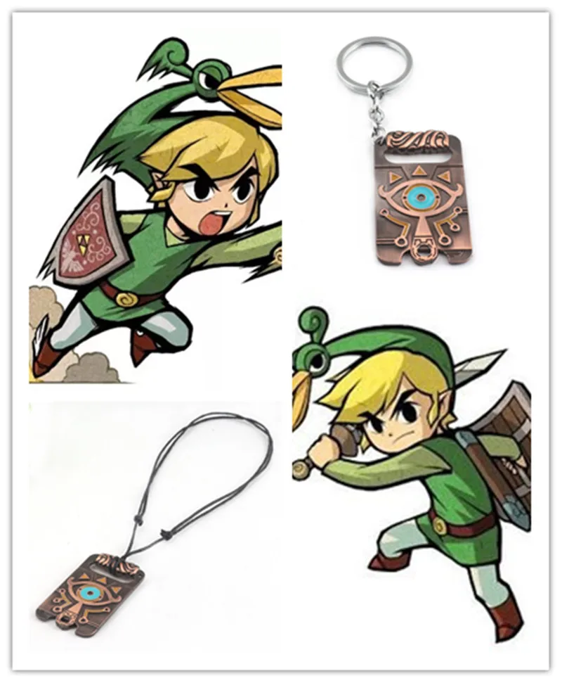 

Game the Breath of the Wild Keychain Cosplay Pendant Keyring Key Chain Necklace Keyring Toy Prop