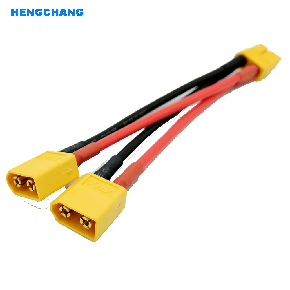 Бесплатная доставка 10 см 14awg силиконовый XT60 параллельный соединительный кабель