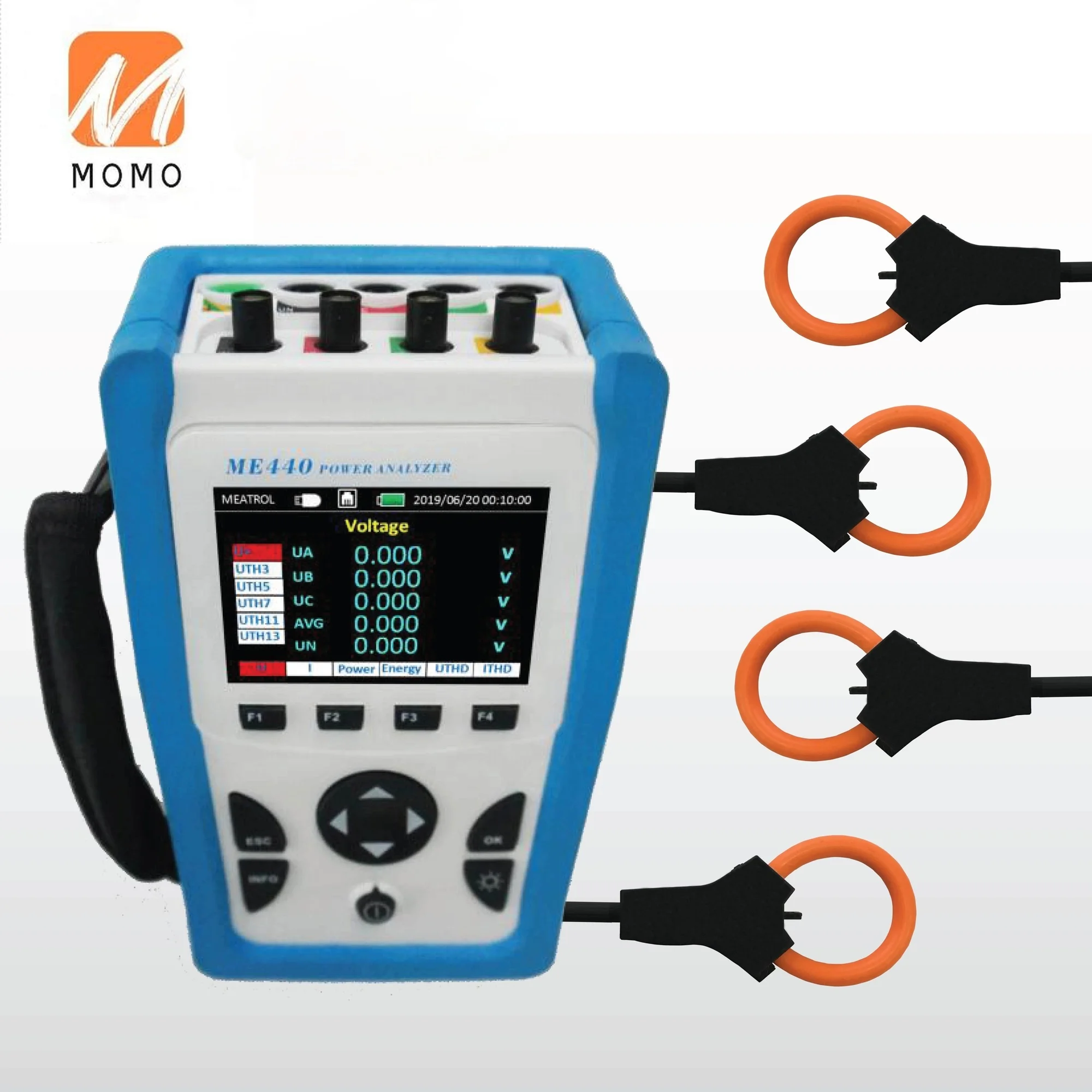 

Electrical Parameter Test Digital Power meter with MRC-36 600A rated current