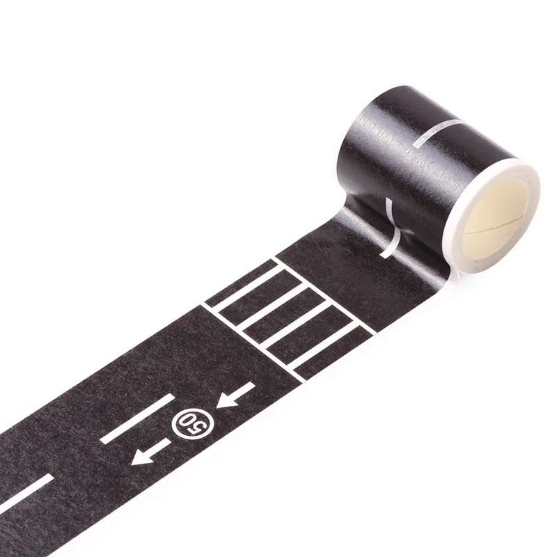 

Kids Toy Car Road Adhesive Tape Removable Play Room DIY Track Floor Sticker B2Cshop