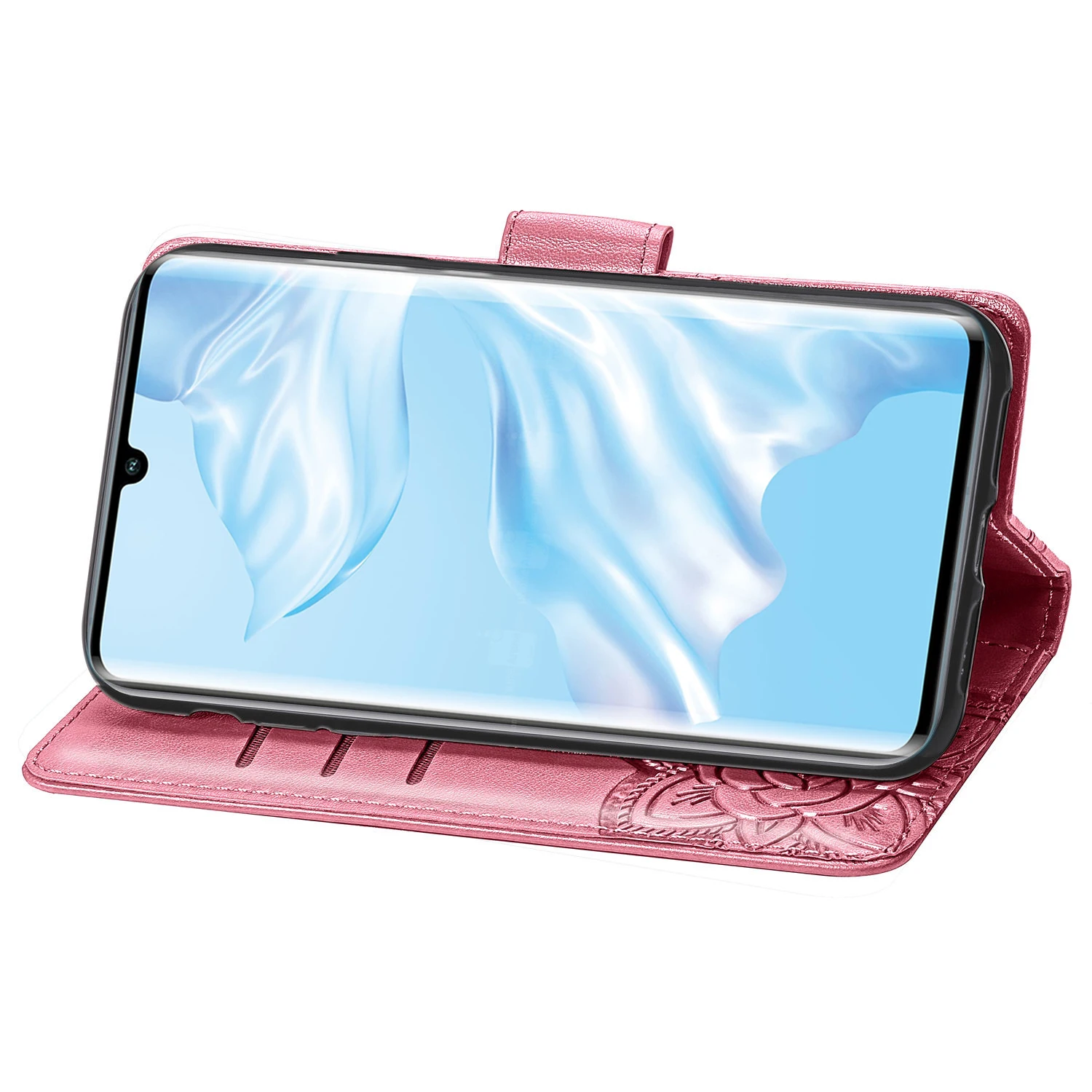 Кожаный чехол книжка с бабочкой для Huawei P20 lite P30 Pro Y7 Y9 2019 телефона Honor 20 s 8A 8C 7C 7A 10i 10