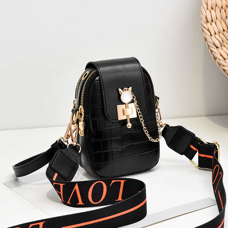 

2021 New Woman Brand Mini Diagonal Bag High-Quality Mobile Phone Bag Multifunctional Female Wallet Cutch Fashion Shoulder Bag