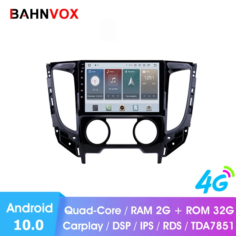 9 &quotandroid 10 0 ОЗУ 2G Автомобильный gps dvd-плеер для Mitsubishi TRITON L200 MT 2015 автомобильное