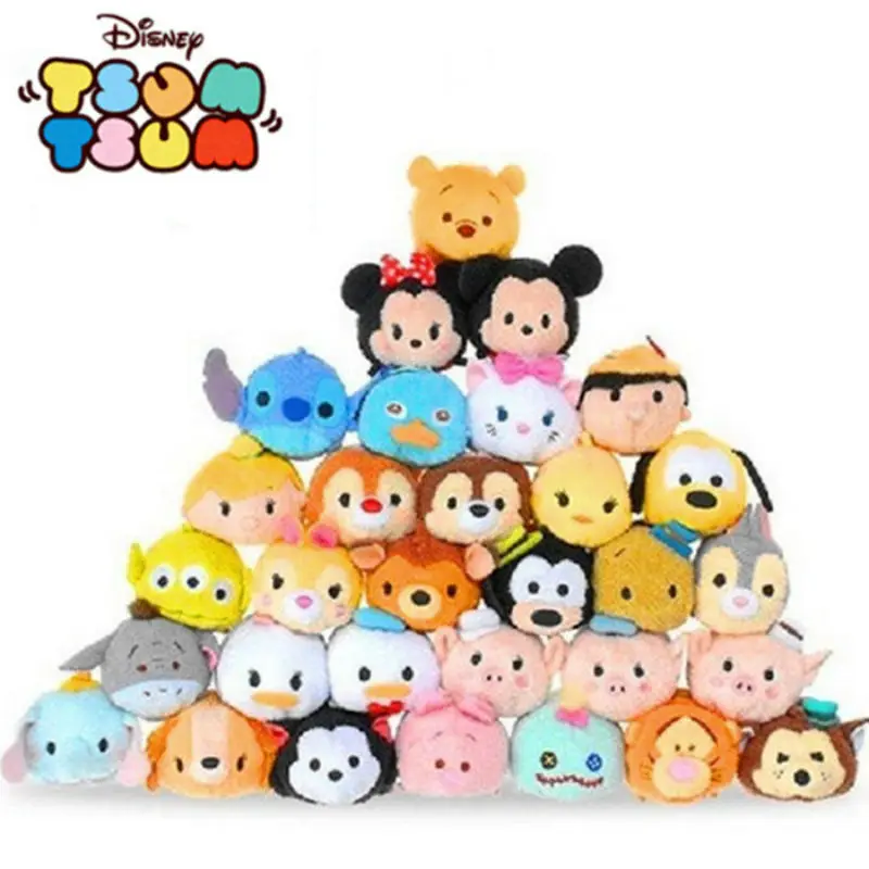 Натуральная диснеевский Микки ЦУМ плюшевый Tsum кукла мини 9 см с рисунками зверей