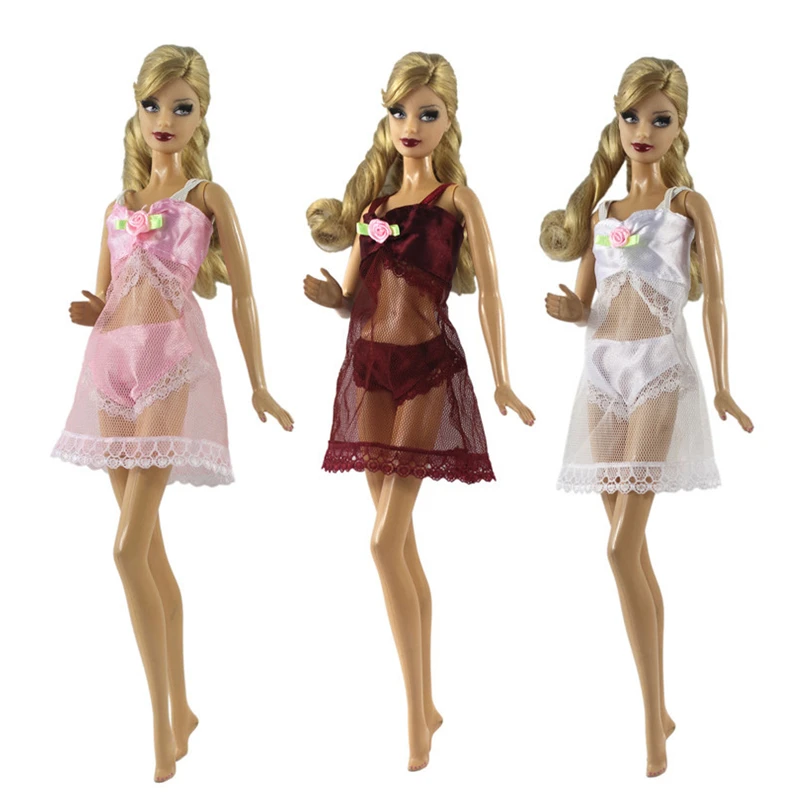 

Underwear Dress Outfit Suit Sets for Barbie BJD FR SD Doll Clothes Role Play Accessories Toys for Girl