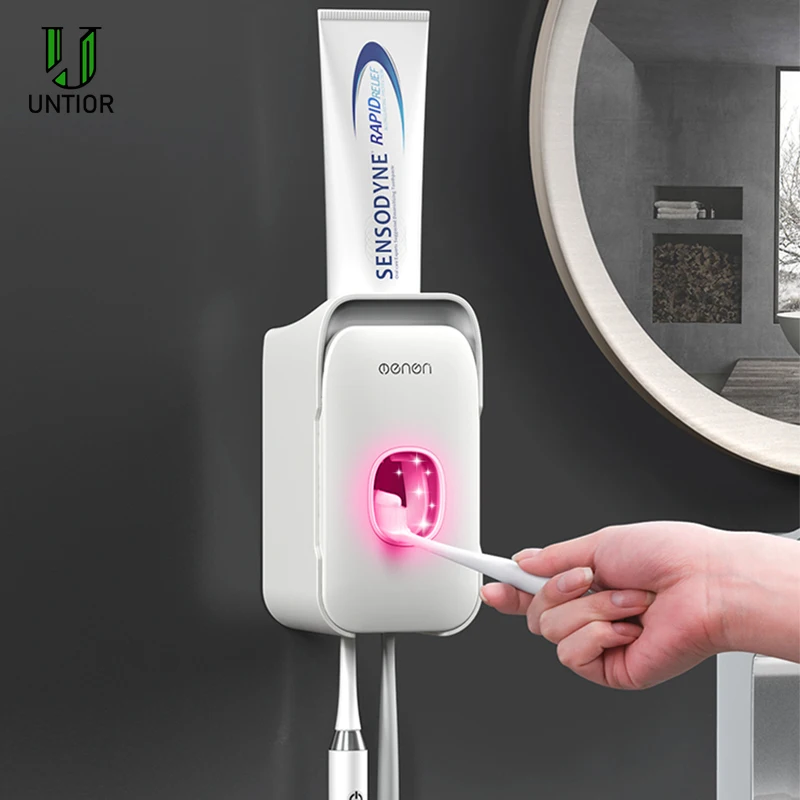 Пластиковый настенный держатель зубной щетки unitter Автоматический Диспенсер