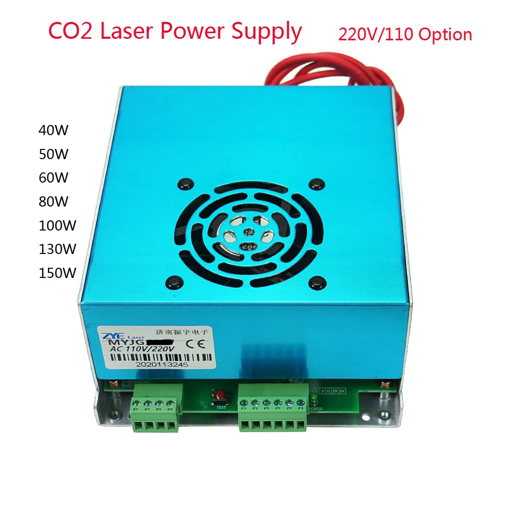 

Real Capacity PSU CO2 Laser Power Supply Supplier for CO2 Laser Engraving Cutting Machine MYJG 40W 50W 60W 80W 100W 130W 150W