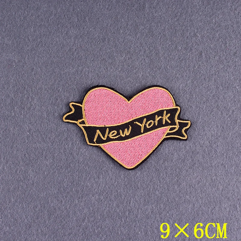 Нашивка с помощью утюга нашивка в форме сердца вышивка нашивки для одежды ЛГБТ