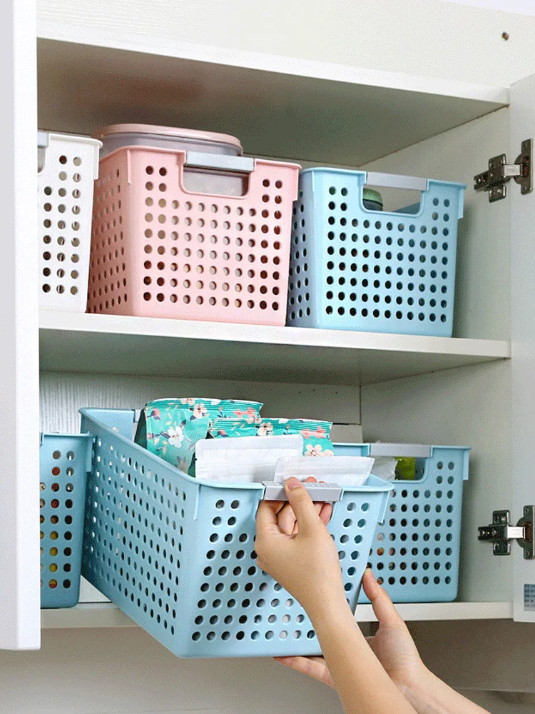 Корзина для хранения JOYBOS пластиковая корзина мелочей ванной кухонный стол
