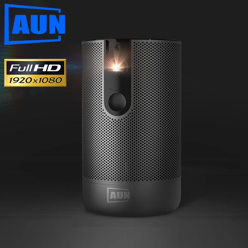Full HD проектор AUN D9 Android(2 ГБ + 16 Гб) Wi-Fi аккумулятор лазерный 3D DLP мини-проектор 1920x1080P
