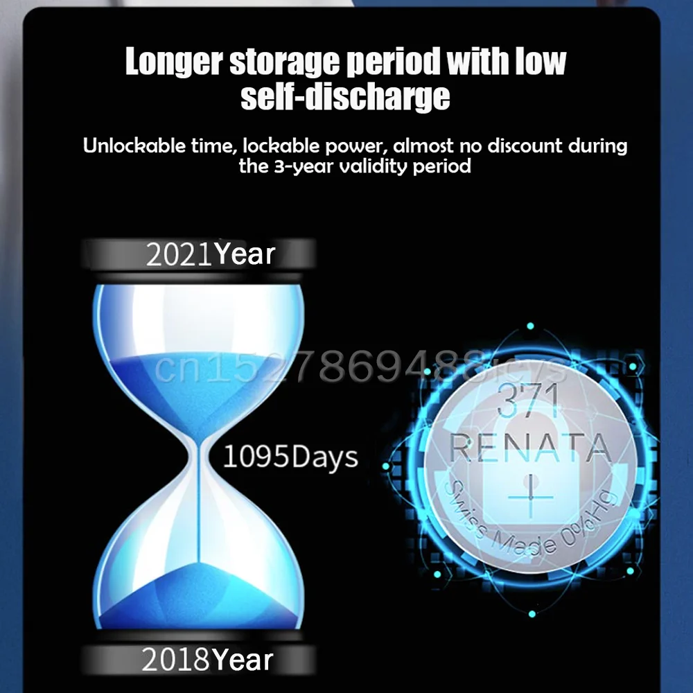 10 шт. батареи для часов Renata 371 с оксидом серебра долговечные SR920SW LR69 LR920 AG6