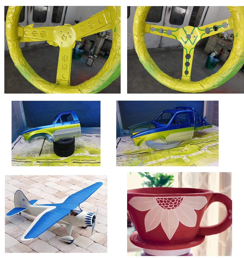 Синяя высокотемпературная виниловая тонкая малярная лента Fineline автомобильная