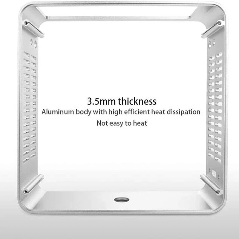 

H80S HTPC Chassis Case Cooling Mini ITX Slim Office Home Gaming Practical Aluminum Alloy Case for PC Computers