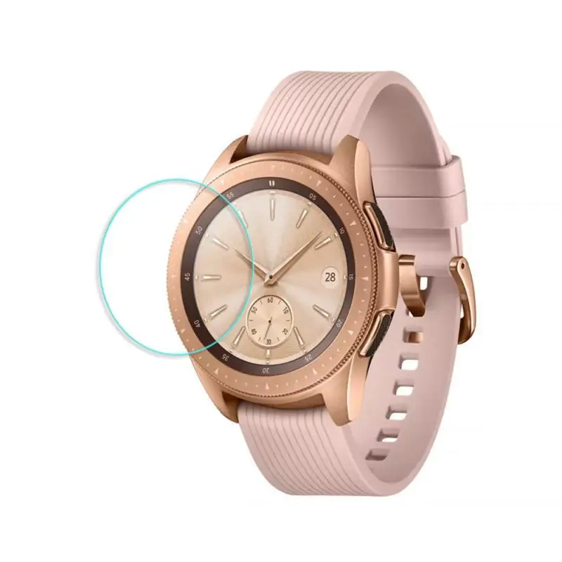 

42mm Tempered Glass Screen Protector Films For Samsung Galaxy Watch Automatic Adsorption Easy To Operate Hot