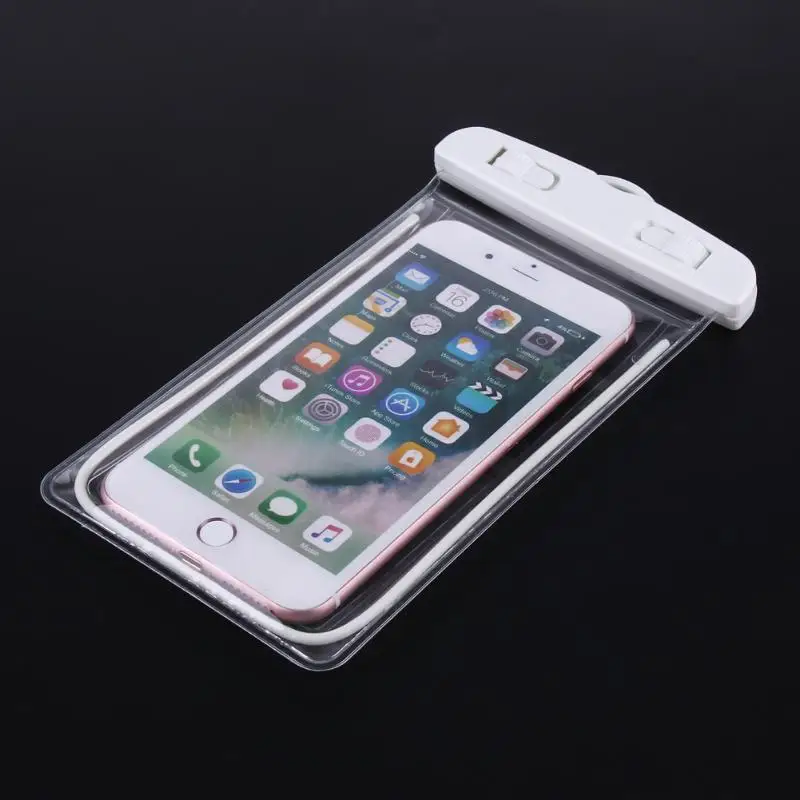 

Waterproof Bag with Luminous Underwater Pouch Phone Case For iphone 6 6s 7