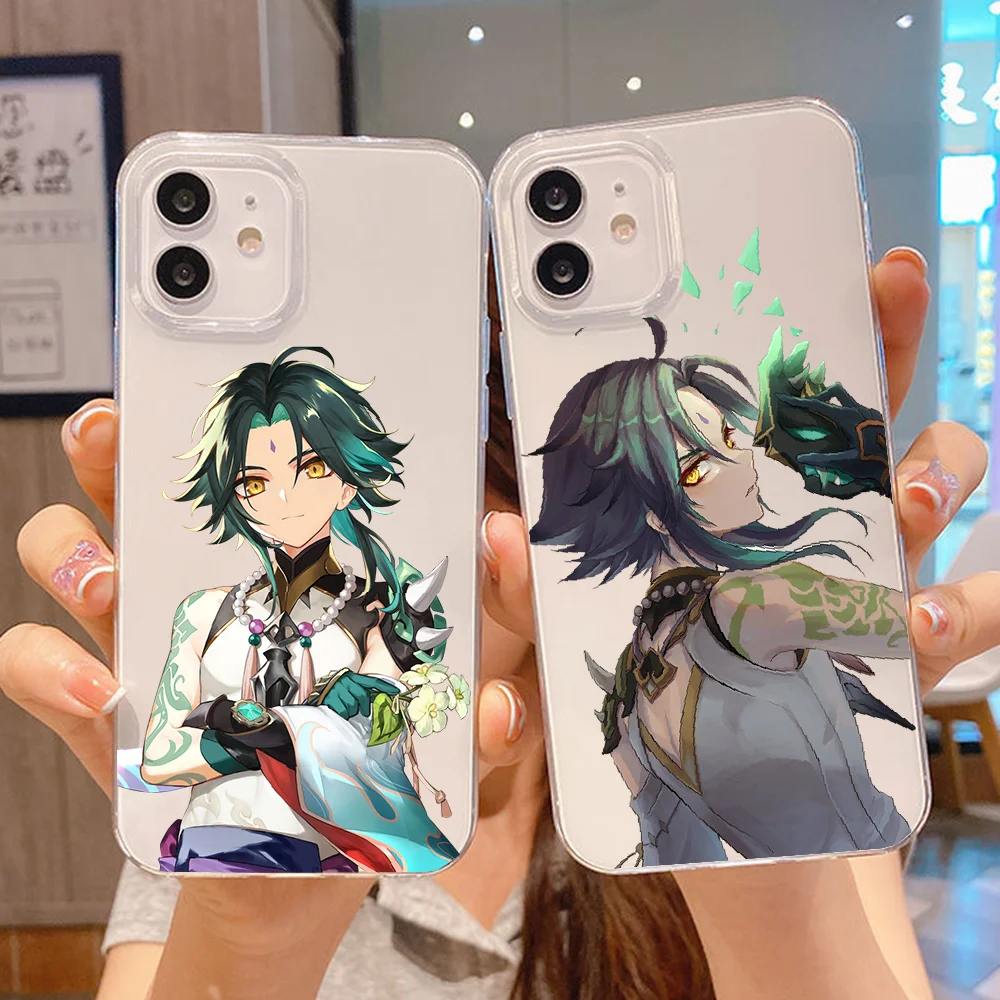 

Genshin Impact xiao Phone Case For Xiaomi Mi Max Note 3 A2 A3 8 9 9T 10 Lite Pro Ultra transparent tpu coque fashion bumper 3D