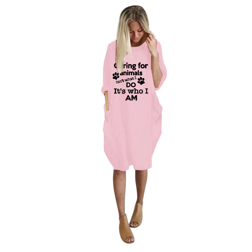 Женское платье 2019 зимний теплый осенний Новый джемпер с длинным рукавом и