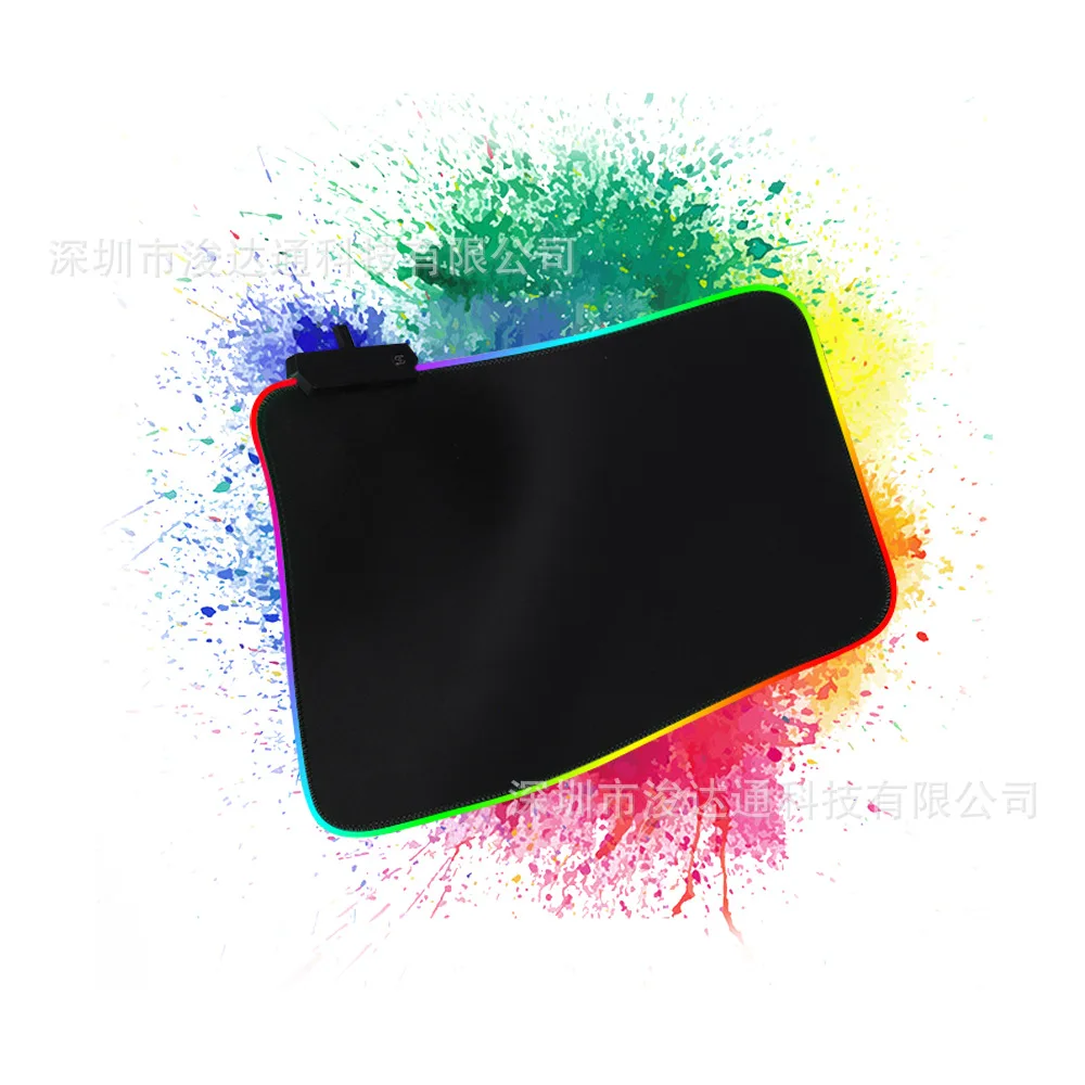 

Hot RGB LED Mouse Pad Wireless Bluetooth App Control Colorful Game Lengthening Table Mousepad Mat