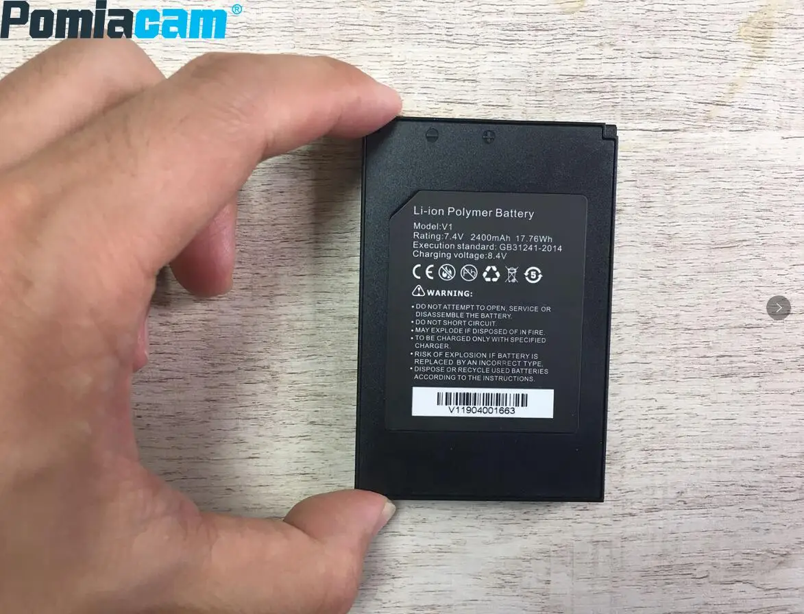 7 4 V 2400mAh литиевая батарея для Wanglu Cctv тестер IPC 1800 / Ipc 1800plus|Монитор и дисплей CCTV| |