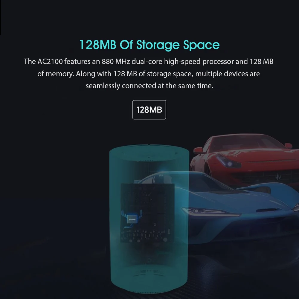 

Xiaomi AC2100 Wifi Router 4 Antennas 2033Mbps 2.4G/5G Dual-Band Full Gigabit Network Port Extender Signal Amplifier Repeater