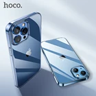 Прозрачный мягкий чехол HOCO из ТПУ для iPhone 13 Pro Max, прозрачный защитный чехол, Ультратонкий защитный чехол для iPhone 13 mini