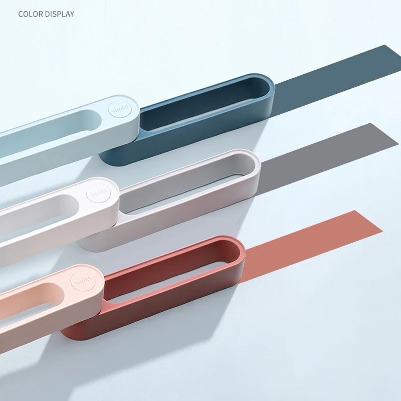 Настенная стойка для обуви органайзер хранения на полке пластиковая подставка