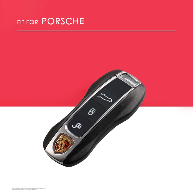 Для Porsche Panamera Cayenne Модный чехол для ключей автомобиля чехол для ключей чехол дистанционного брелока защитный чехол