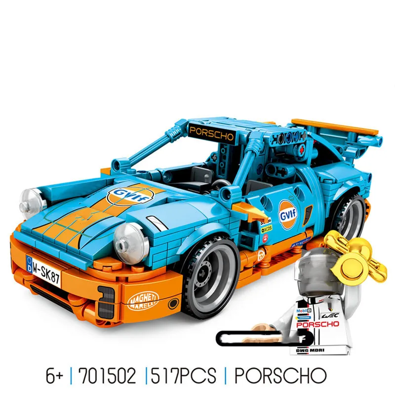 603 шт Ferraried F1 гоночный автомобиль строительные блоки fit Technic гонщик транспортных средств суперкар Playmobil кирпичи Дети Подарки для мальчиков и девочек