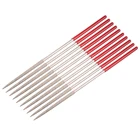 Uxcell, 10 шт., круглые алмазные игольчатые напильники 3 мм x 140 мм, зернистость 150