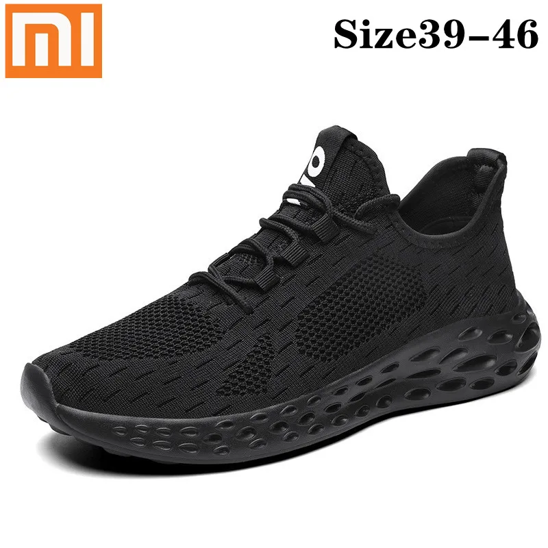 

Xiaomi кроссовки для мужчин Спорт на открытом воздухе Повседневная Удобная спортивная обувь кроссовки из дышащего материала; Zapatillas Hombre Size39-46