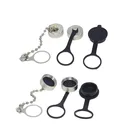 10 шт. GX12 GX16 GX20 крышка авиационного разъема, водонепроницаемый чехол, защитная крышка от пыли, Круглый соединитель, защитный рукав