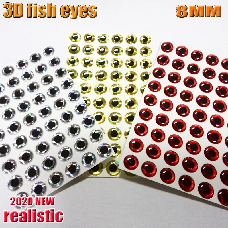 2020 Лидер продаж Красивая 3D приманки глаза выбрать похожая на настоящую три цвета