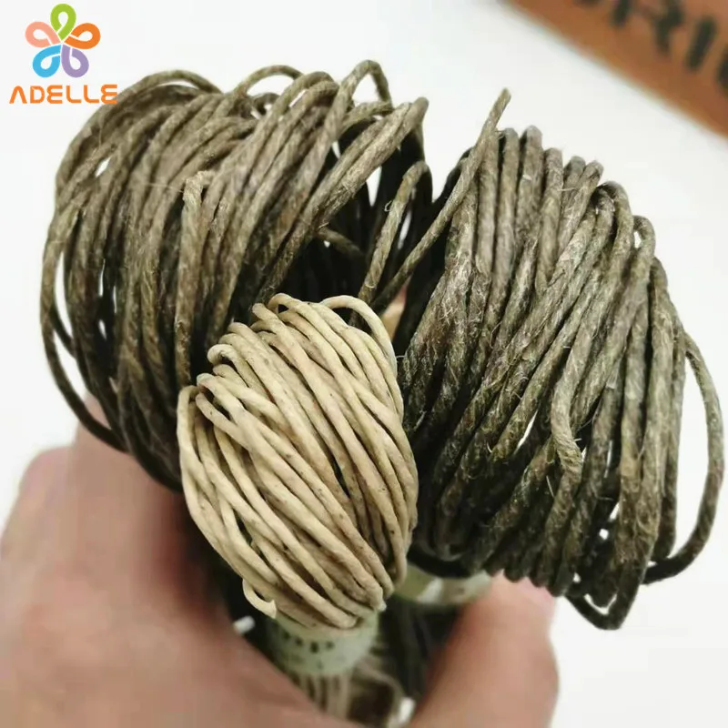 Горячий органический Hive с сопротивлением пеньки фитиль 1/1.5/2 мм пчелы Вощеная