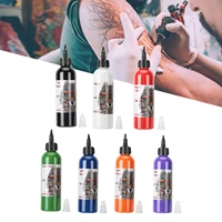 professional new portable body art tattoo ink safe long lasting fast coloring tattoo microblading makeup beauty pigment 120ml