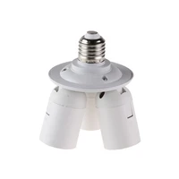 practical video studio lamp bulb adapter 7in1 e27 base socket 110v 240v lamp socket splitter light base holder