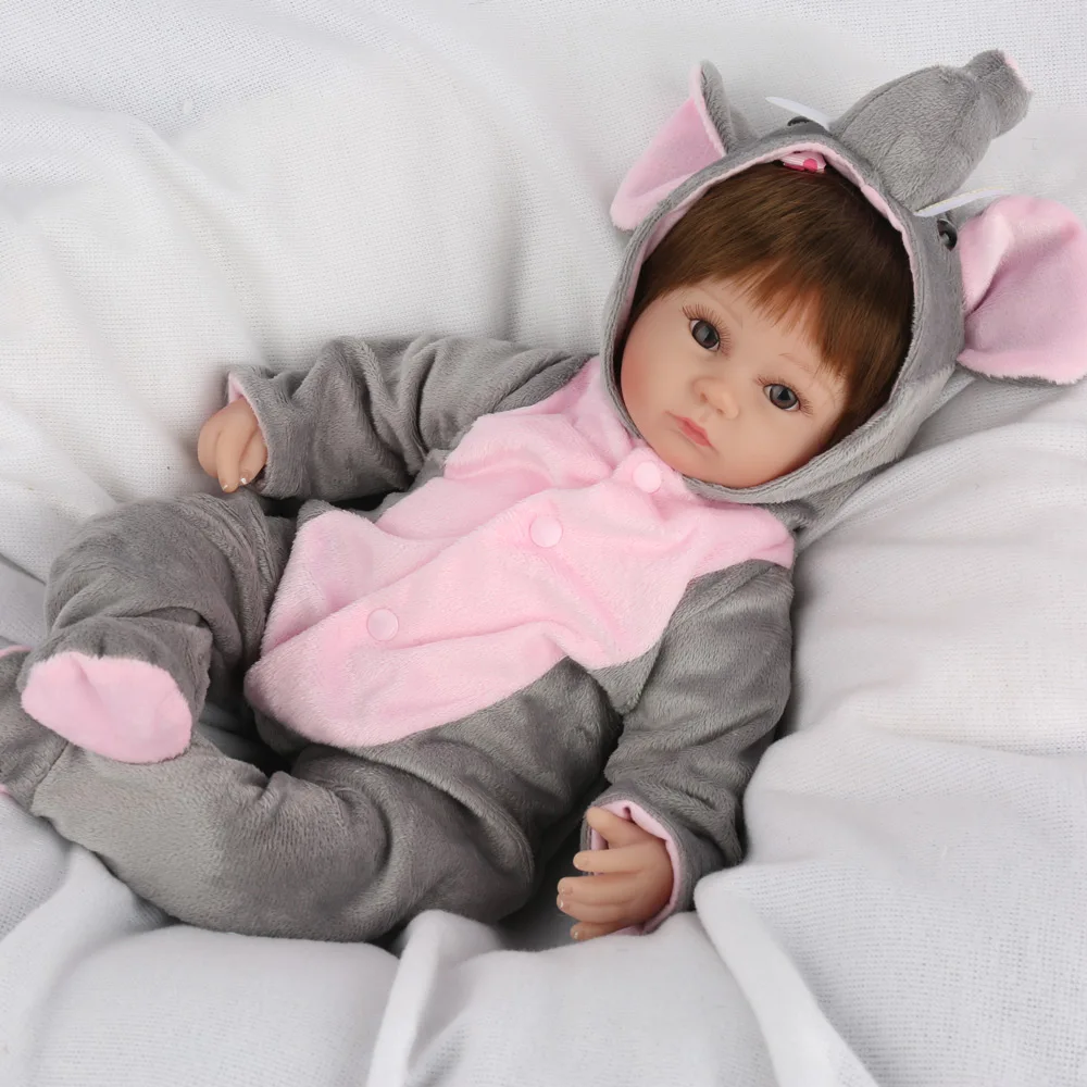 Тканевые куклы младенцы реалистичные 16 дюймов Одежда для новорожденных детские