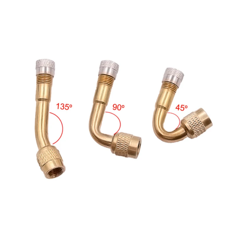 

1pcs Moto Bike Car 45 90 135 Degree Angle Valve Adaptor Tyre Tube Extension Adapter For Universal Cars Motorcycle