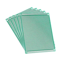 uxcell 5pcs 7x9cm single sided universal printed circuit board 70mmx90mm for diy soldering green thickness 1 6mm