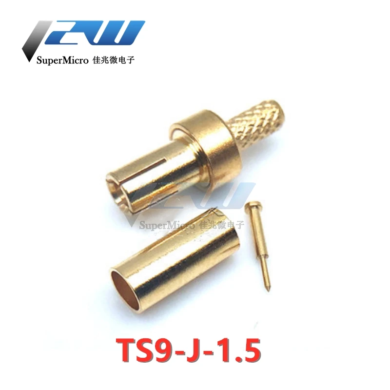 5 шт. TS9 мужской/TS9 мужской правый угол разъем RF коаксиальный обжимной для RG174 RG316