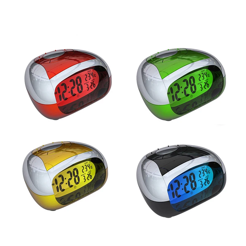 Новый светодиодный цифровой будильник часы Повтор времени мини электронные с