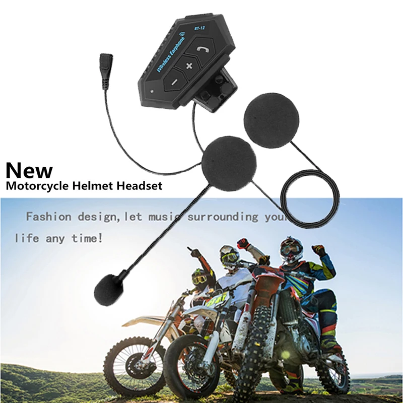 

Bluetooth-гарнитура для мотоциклетного шлема с микрофоном