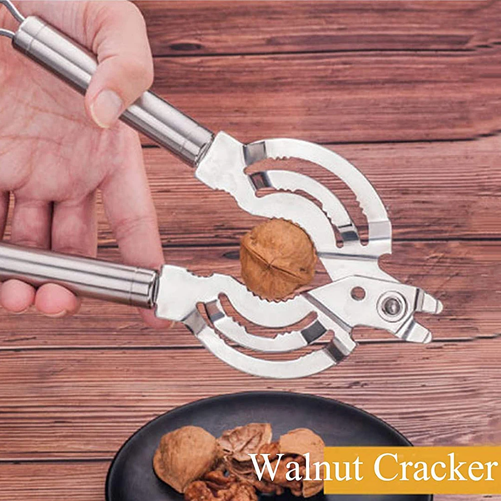 

Multi-functional Jar Opener Stainless Steel Handy Screw Cap Multi-purpose Can Lid Grip Spanner Kitchen Accessories Tool