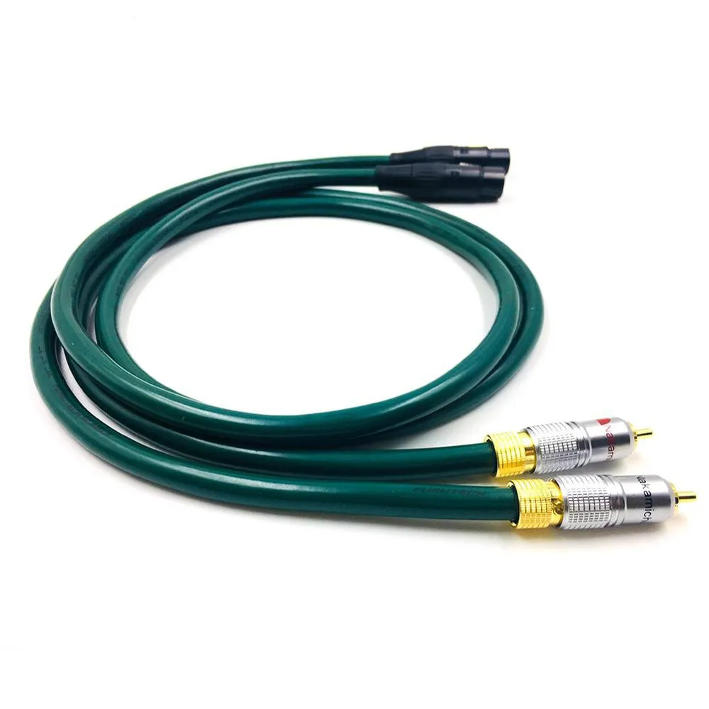 Thouliess пара HIFI Nakamichi RCA к XLR гнезду балочный Межблочный кабель 3pin аудио с FURUTECH FA
