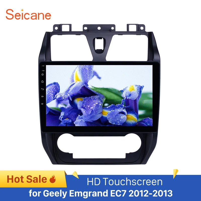 Seicane 10 1 дюймовый Carplay HD сенсорный экран GPS навигация Радио Android 8 для Geely Emgrand EC7 2012 2013